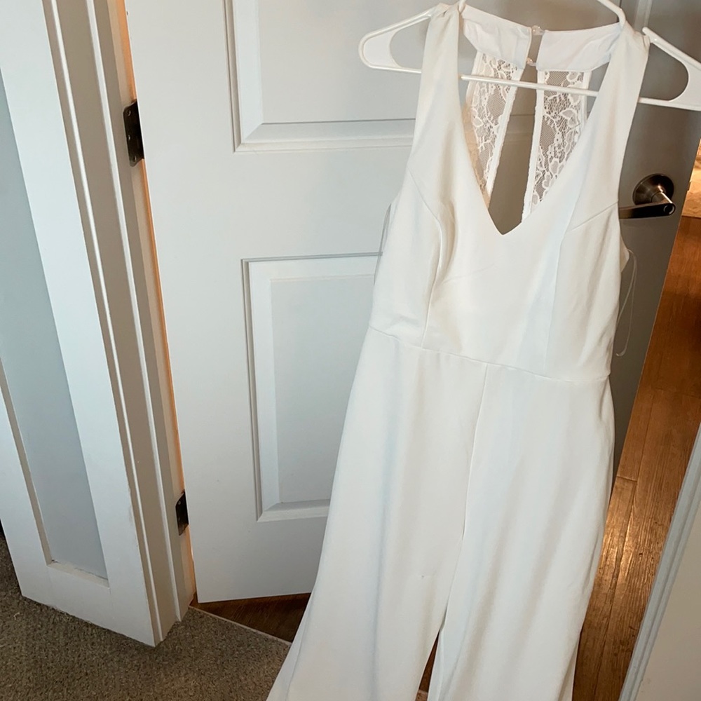 White jumpsuit